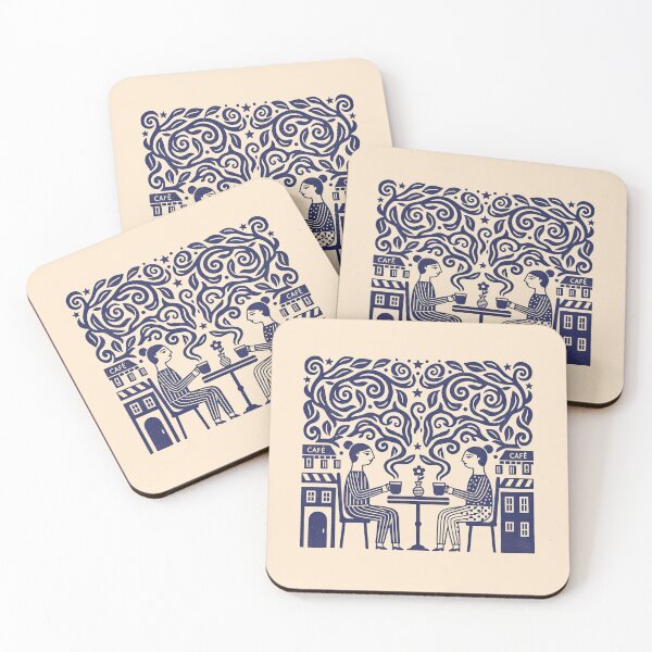 Item preview, Cafe Conversations With Blooming Thoughts designed and sold by EdvvinStudios.