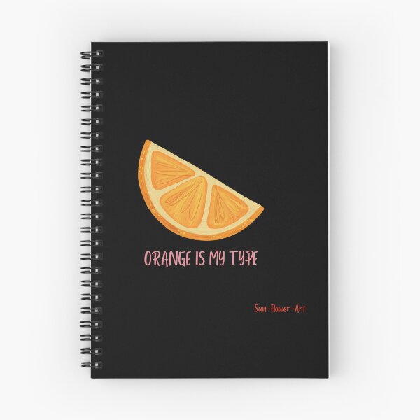 Item preview, Orange Is My Type - Vibrant Citrus Fruit Art & Pun designed and sold by Sun-Flower-Art.