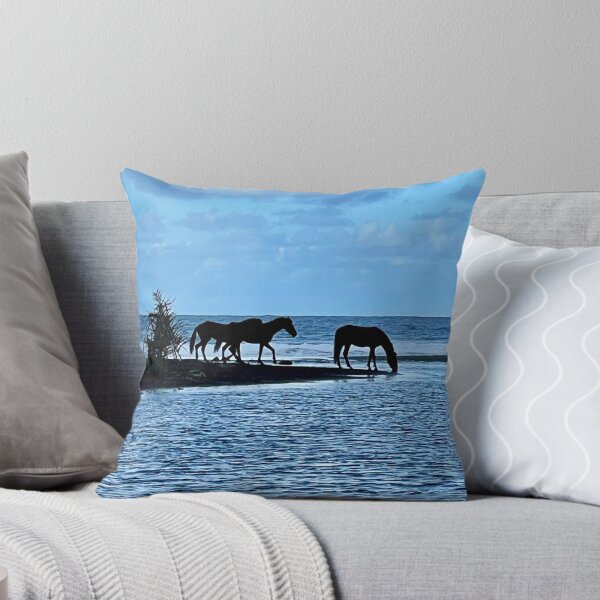 Item preview, Horses Walking Along the Shore designed and sold by TrisaThyme.