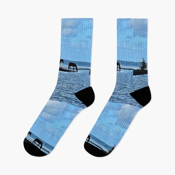 Item preview, Horses Walking Along the Shore designed and sold by TrisaThyme.