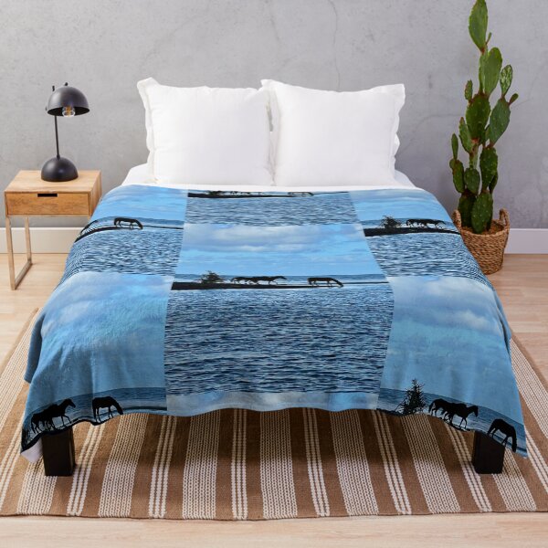 Item preview, Horses Walking Along the Shore designed and sold by TrisaThyme.