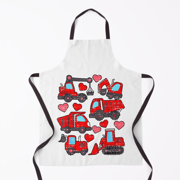 Item preview, Valentine's Day Trucks And Hearts Construction Vehicle Lover designed and sold by MerchDeviant.