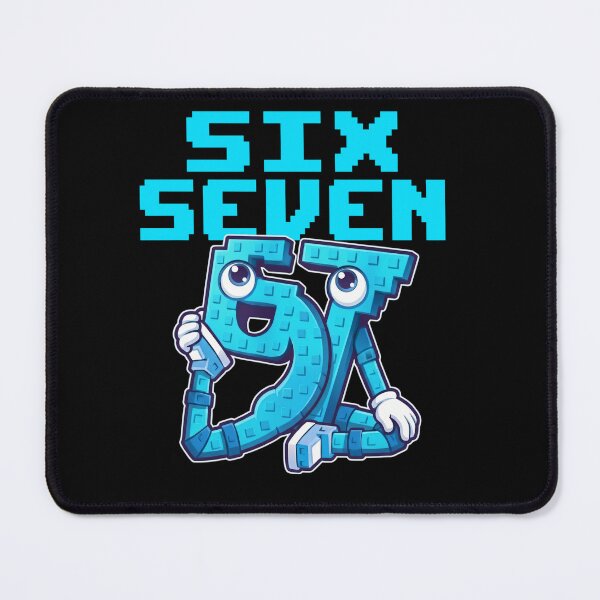 Item preview, Funny 6 7 Six Seven Joke Pixel Style T-Shirt designed and sold by LashondaGreen89.