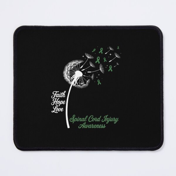 Item preview, Dandelion Faith Hope Love Spinal Cord Injury Awareness Flow designed and sold by Rrettgison.