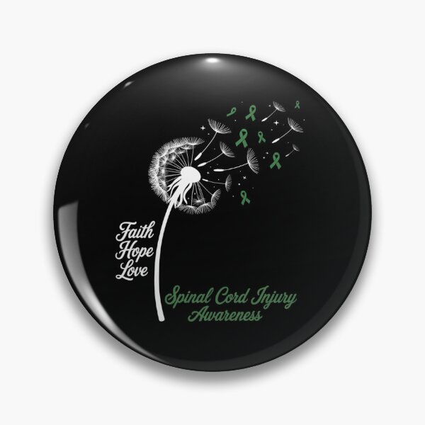 Item preview, Dandelion Faith Hope Love Spinal Cord Injury Awareness Flow designed and sold by Rrettgison.