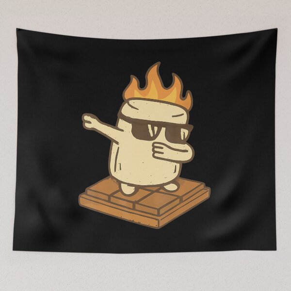 Item preview, Dabbing Smore Marshmallow Cute Dab Dance Camping Camper designed and sold by bambiai.