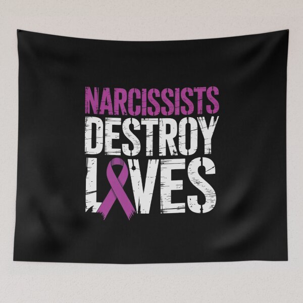 Item preview, Domestic Abuse Violence Awareness Narcissism Narcissistic designed and sold by Rrettgison.