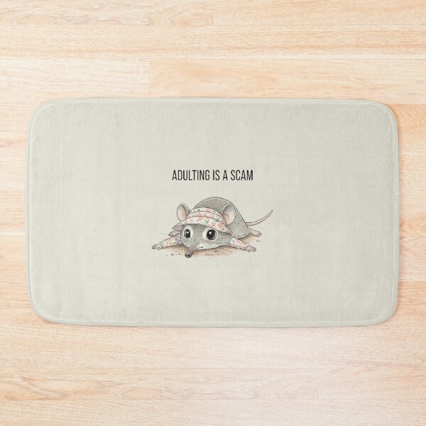 Item preview, Urban Life of the Country Elephant Shrew, "ADULTING IS A SCAM" designed and sold by Virtual-Studio-Geebaki.