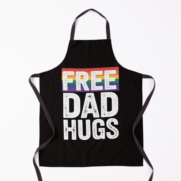 Item preview, Mens Free Dad Hugs LGBT Supports Happy Pride Month designed and sold by cherylbartlett.