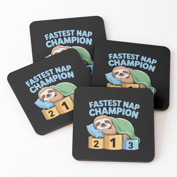 Item preview, Sleepy Sloth Fastest Nap Champion designed and sold by HORIZBoutique.