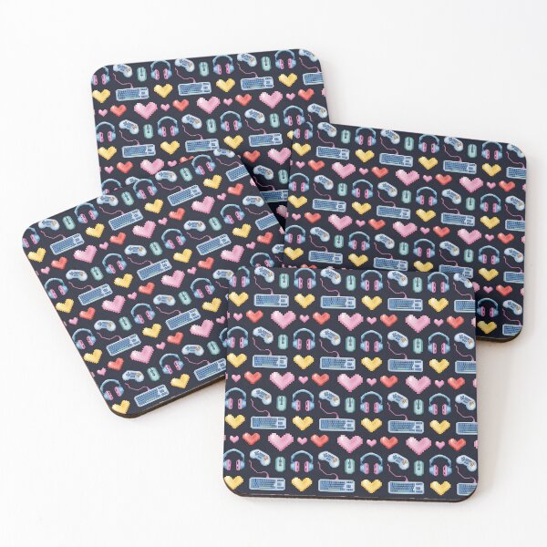 Item preview, Pixel Pulse – Gamer Gear & Heartbeats designed and sold by PatternFlux.