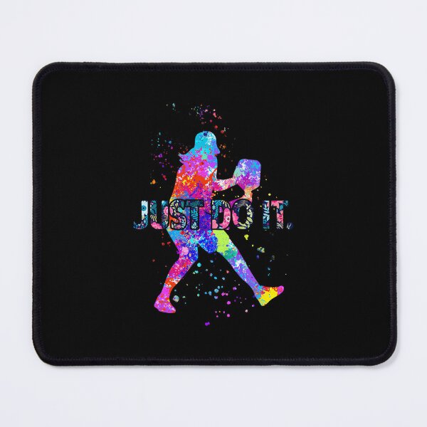 Item preview, Bright Watercolor Pickleball Player designed and sold by slimwrleg82.