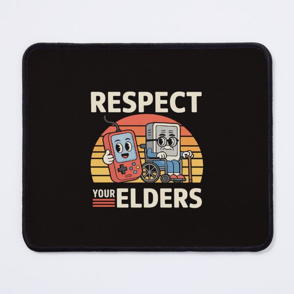 Item preview, Respect Your Elders Retro Gaming Funny Controller 80s designed and sold by cherylbartlett.