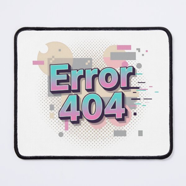 Item preview, Error 404 – Glitch Neon Retro designed and sold by worldshopcolor.