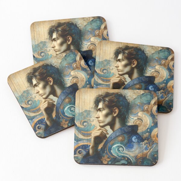 Item preview, Reverie in Blue and Gold designed and sold by StudioKansai.