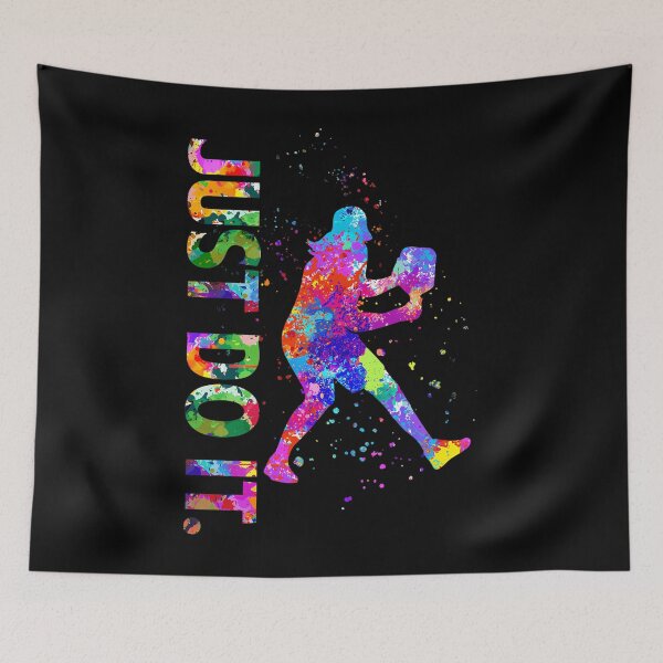 Item preview, Pickleball Watercolor Runner Player Art designed and sold by maslowbsr17.