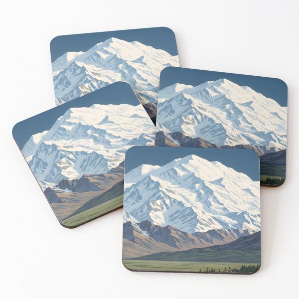 Item preview, Denali National Park Alaska Mountain designed and sold by Natureframe Studio.
