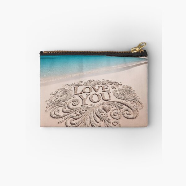 Item preview, Love You sculpted on a Caribbean beach designed and sold by Angelstkw.