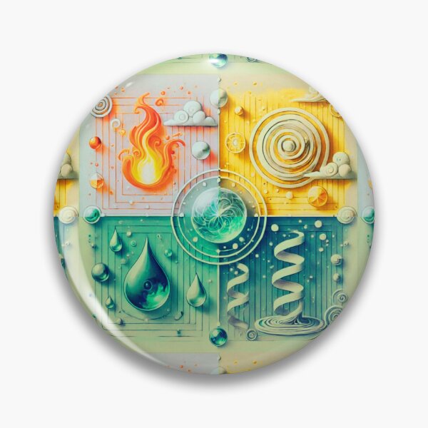 Item preview, Elemental Harmony Abstract Art – Fire, Air, Water & Earth Fusion 2026 designed and sold by MskynextDigitalstudio.