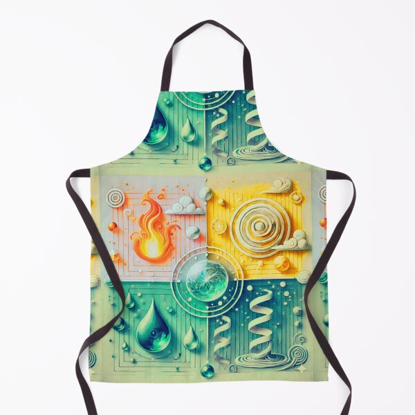 Item preview, Elemental Harmony Abstract Art – Fire, Air, Water & Earth Fusion 2026 designed and sold by MskynextDigitalstudio.