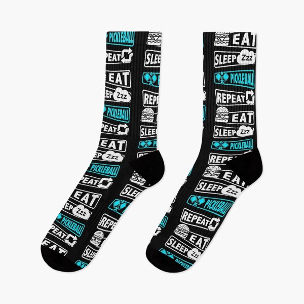 Item preview, Eat Sleep Pickleball Repeat (Blue) designed and sold by maslowbsr17.