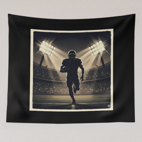 Item preview, Painterly Football Poster Art Illustration designed and sold by RoyesButler.