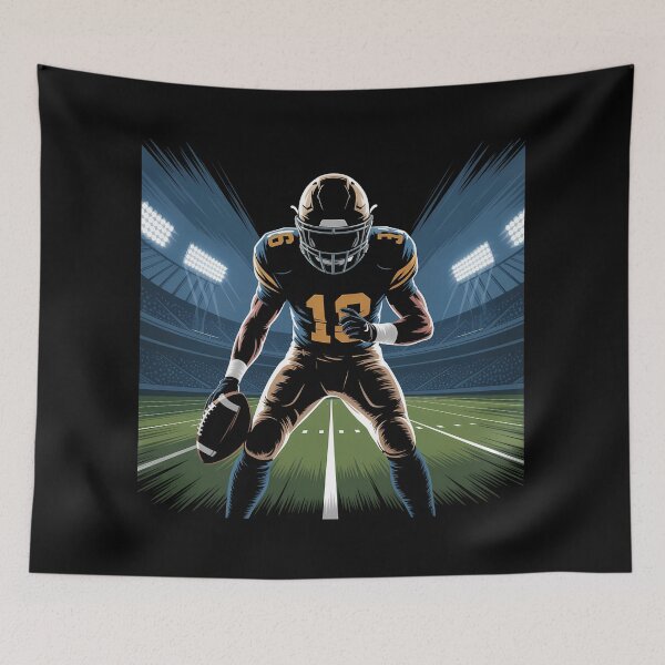 Item preview, Cinematic Football Artwork – Painterly Sports Poster designed and sold by RoyesButler.