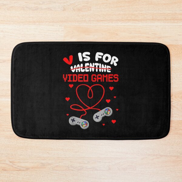 Item preview, V Is For Video Games Gamer Valentine's designed and sold by MerchDeviant.