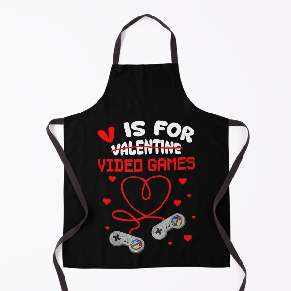 Item preview, V Is For Video Games Gamer Valentine's designed and sold by MerchDeviant.