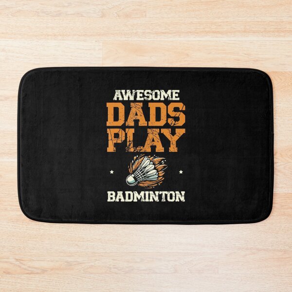 Item preview, Awesome Dads Play Badminton Player Shuttlecock designed and sold by godreyimmzzg.