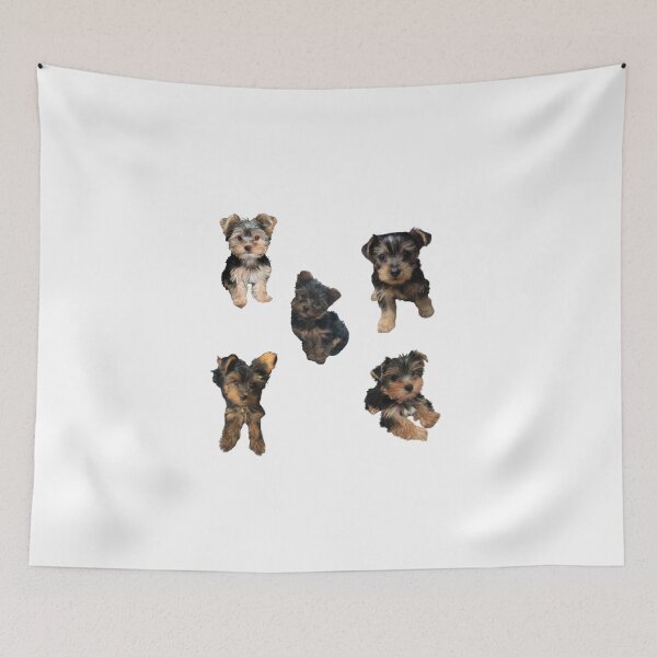 Item preview, Yorkie puppies designed and sold by blue-chat.