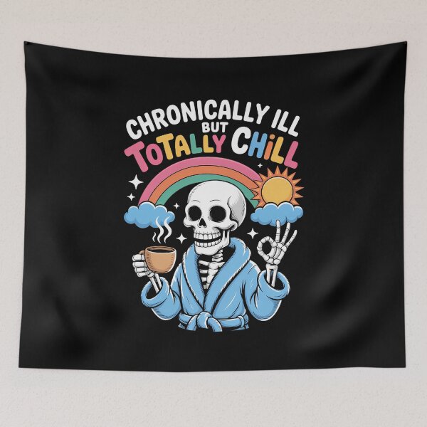 Item preview, Chronically Skeleton Invisible Illness Chronic Pain designed and sold by SyncSusscess.
