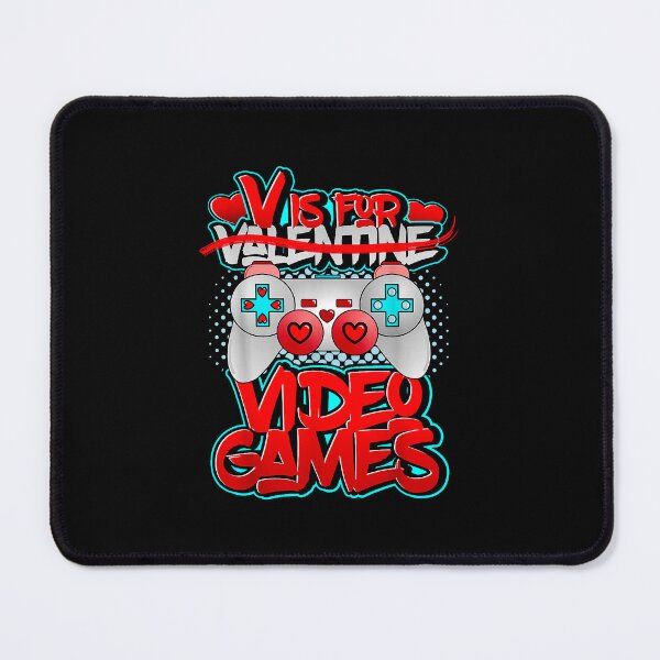 Item preview, V Is For Video Games Funny Gamer designed and sold by MerchDeviant.
