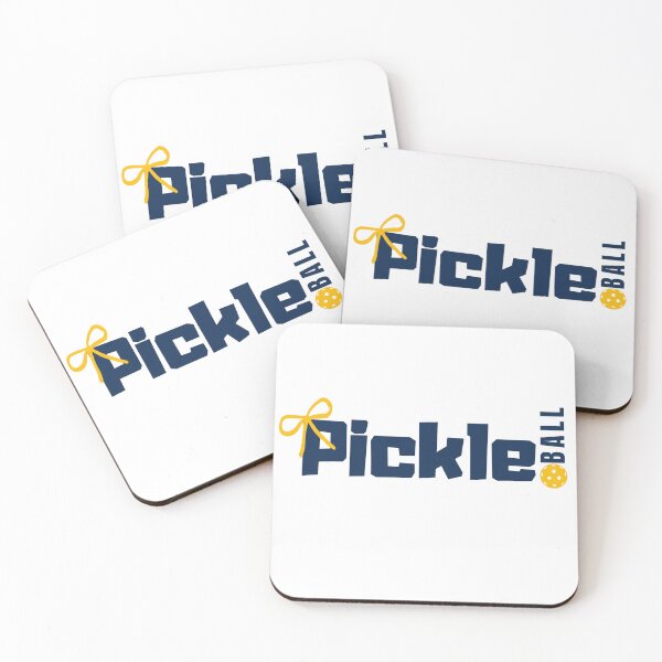 Item preview, PickleBall Graphic, Cute pickle ball T-Shirt, Doubles Partners Shirts, PB Lover Gifts, League Hats Navy Lemon Yellow Typography designed and sold by MerchSearchCO.
