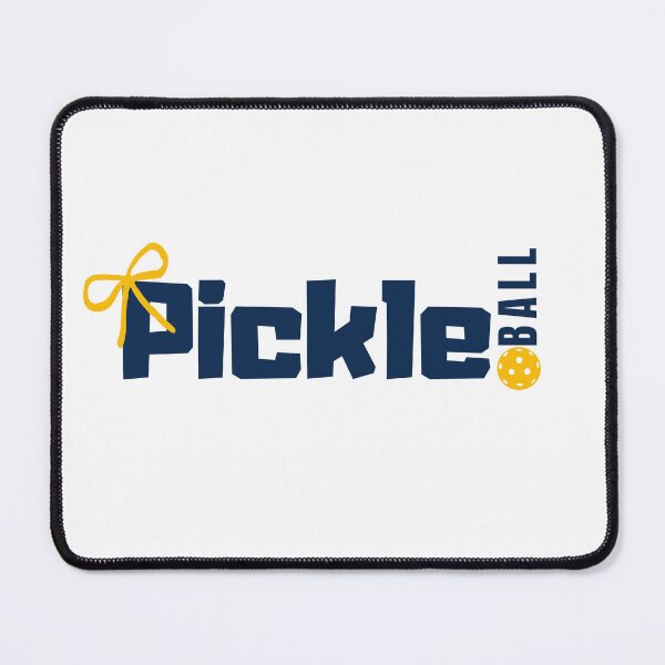 Item preview, PickleBall Graphic, Cute pickle ball T-Shirt, Doubles Partners Shirts, PB Lover Gifts, League Hats Navy Lemon Yellow Typography designed and sold by MerchSearchCO.