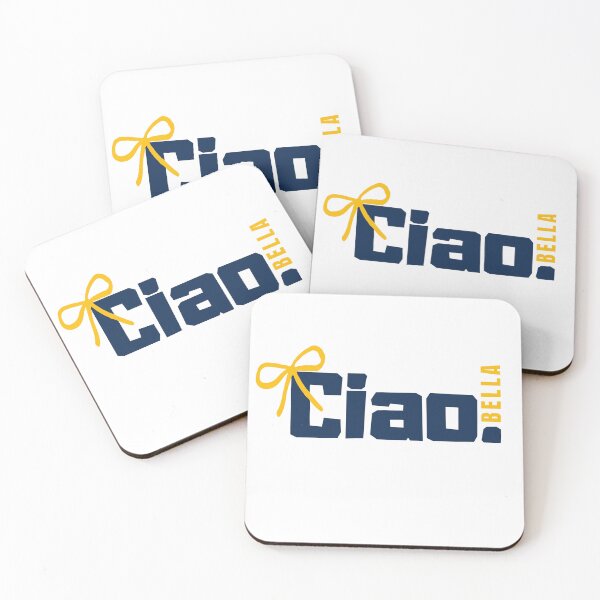 Item preview, Ciao Bella Graphic, Cute Italian T-Shirt, Italia Shirts, Italy Gifts, Sorrento, Positano, Navy Lemon Yellow, Capri Limoncello, Bow designed and sold by MerchSearchCO.
