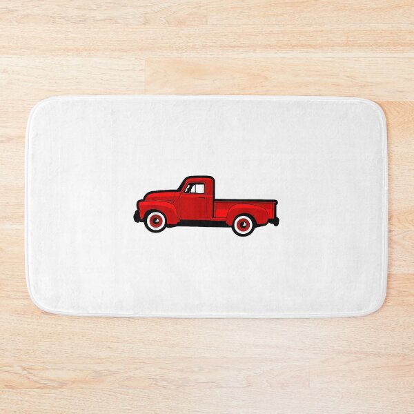 Item preview, Red Truck Vintage Classic Car designed and sold by MerchDeviant.