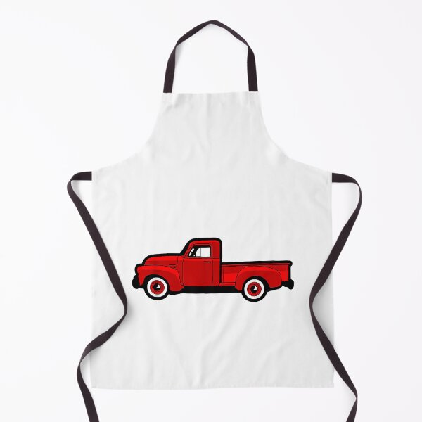 Item preview, Red Truck Vintage Classic Car designed and sold by MerchDeviant.