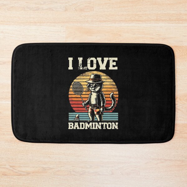 Item preview, I Love Badminton Player Shuttlecock designed and sold by godreyimmzzg.