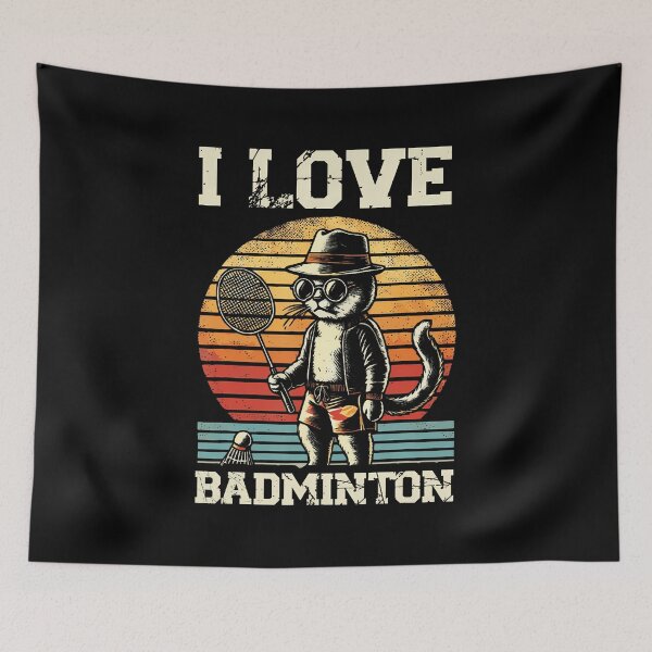 Item preview, I Love Badminton Player Shuttlecock designed and sold by godreyimmzzg.