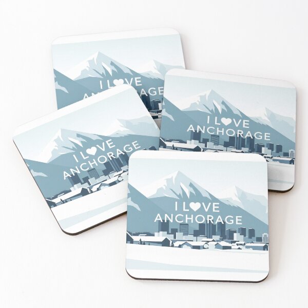Item preview, I Love Anchorage City designed and sold by VerizalShop.