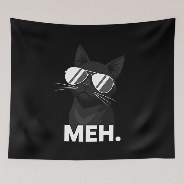 Item preview, Meh Cat designed and sold by liladorbsshop.