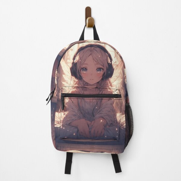 Item preview, Anime fairy girl with headphones designed and sold by ArtsJulian.