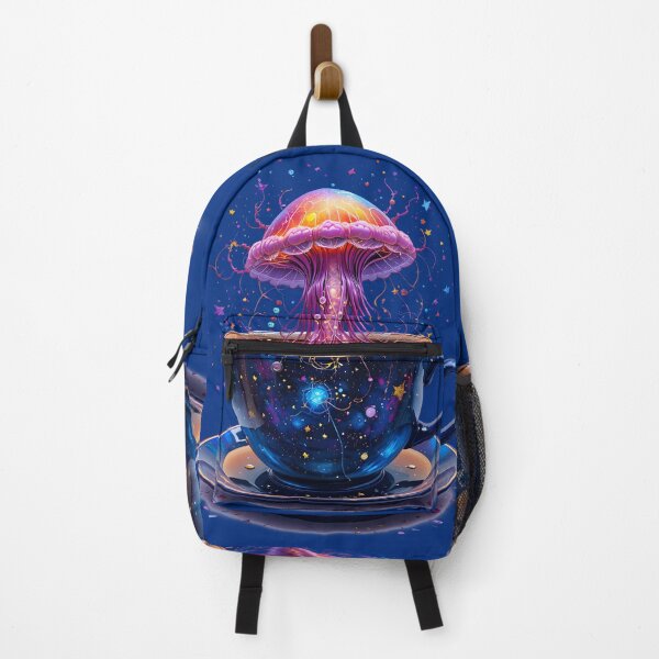 Item preview, Cosmic Jellyfish in Galaxy Teacup - Whimsical Space Fantasy Art Coffee Mug Design designed and sold by Amplify-n-Co.