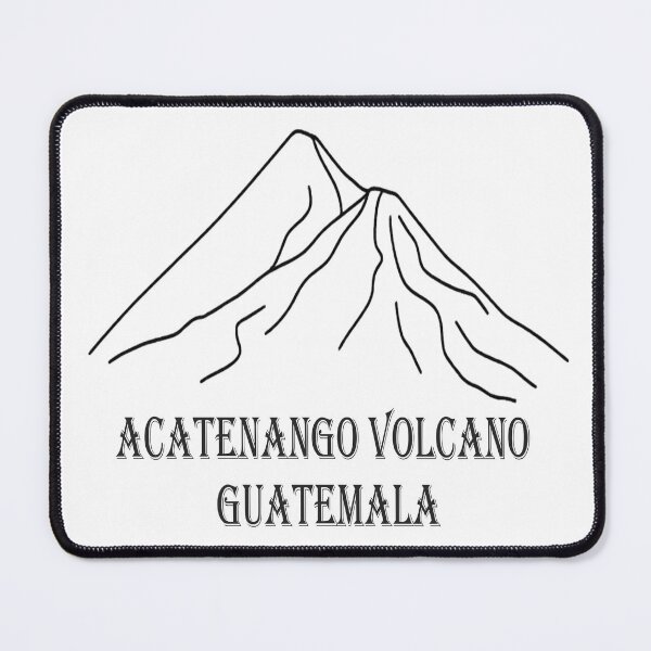 Item preview, Acatenango Volcano Line Art | Guatemala Mountain Hiking Minimal Design designed and sold by Globalcitytees.