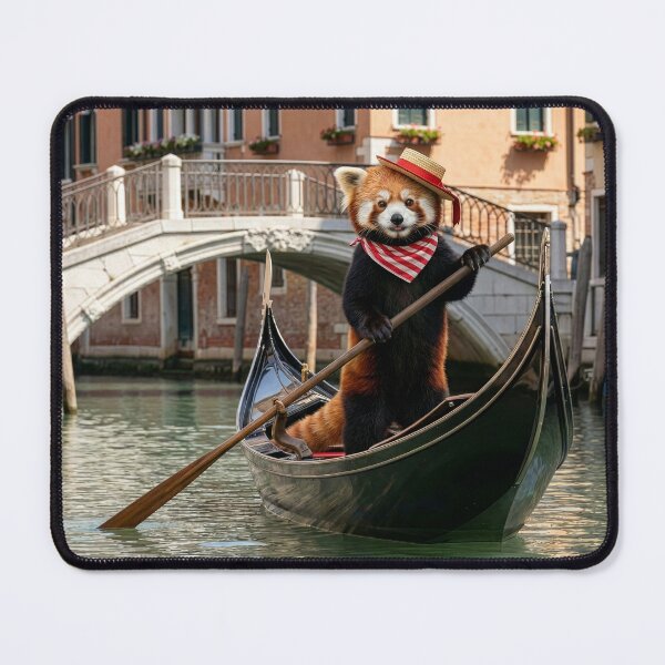 Item preview, Red Panda Gondolier designed and sold by Tridentulus.