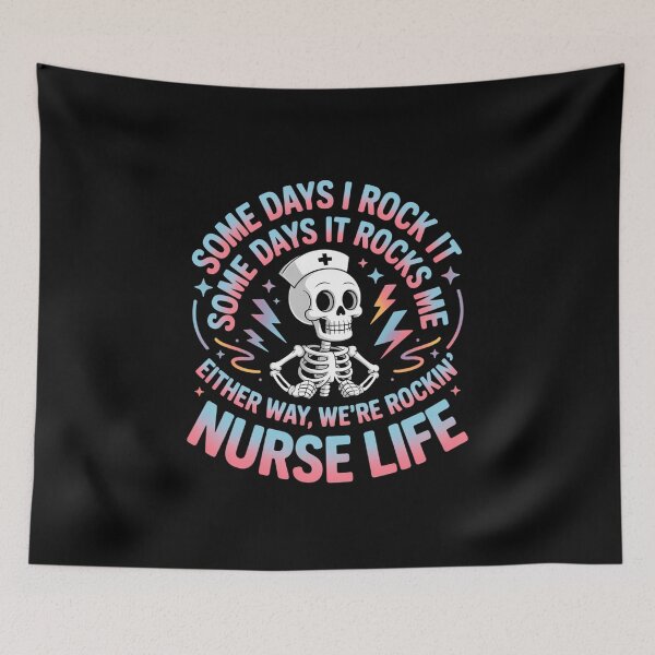 Item preview, Cute Skeleton Nurse Life designed and sold by SyncSusscess.