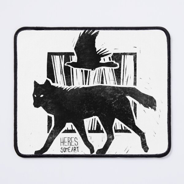 Item preview, Wolf and Raven designed and sold by heres-someart.