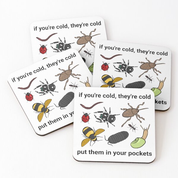 Item preview, If you're cold, they're cold: put bugs in your pockets designed and sold by rornelson.