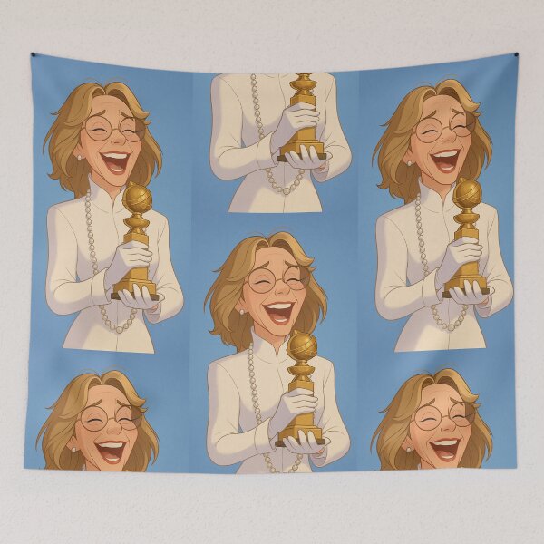 Item preview, Portrait of Diane Keaton Prize designed and sold by Stephisy.